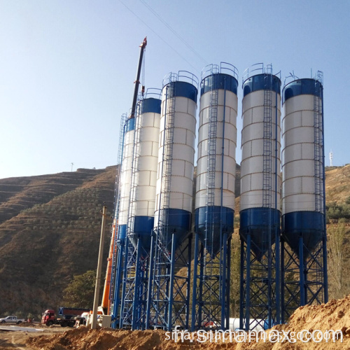 Silo de ciment de poudre en béton de type 500T à vendre